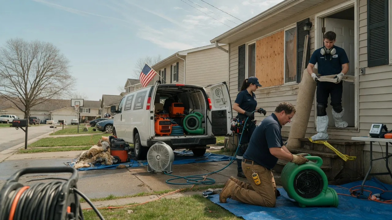 Water Damage Restoration in Russia, OH near me